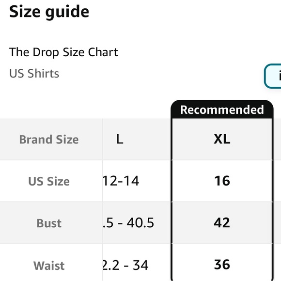 NWT Amazon The Drop Women's Desert Sage Button Down Shirt by @idesign8, XL - Picture 7 of 8